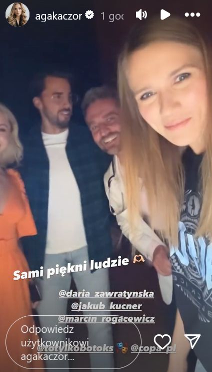 Kaczorowska pokazała Rogacewicza na InstaStories