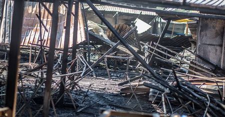 Prokuratura umorzyła śledztwo w sprawie podpalenia targu przy ul. Ruskiej
