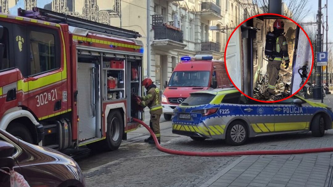 Wbiegła do płonącego budynku. Uratowała 79-latka i zemdlała