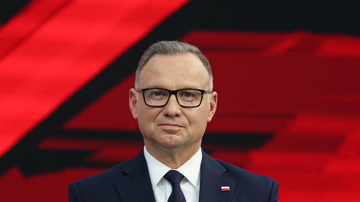 RZESZOW, POLAND - 2025/05/27: Polish President Andrzej Duda is seen during the CPAC Poland 2025 conference. The Conservative Political Action Conference (CPAC) took place in Jasionka near Rzeszow, Poland. (Photo by Grzegorz Wajda/SOPA Images/LightRocket via Getty Images)