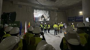 Tunel tramwajowy połączony z podziemnym przystankiem. To pierwsza taka inwestycja w Warszawie