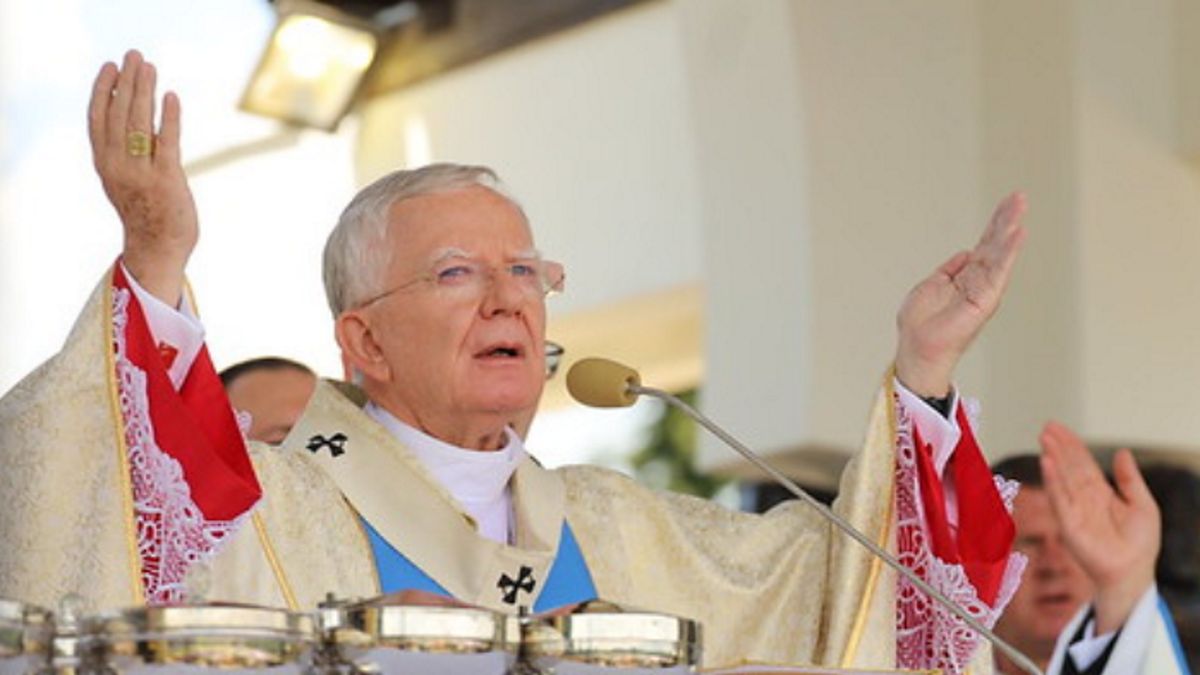 Abp Marek Jędraszewski wygłosił kazanie podczas mszy św. w Sanktuarium w Ludźmierzu. 