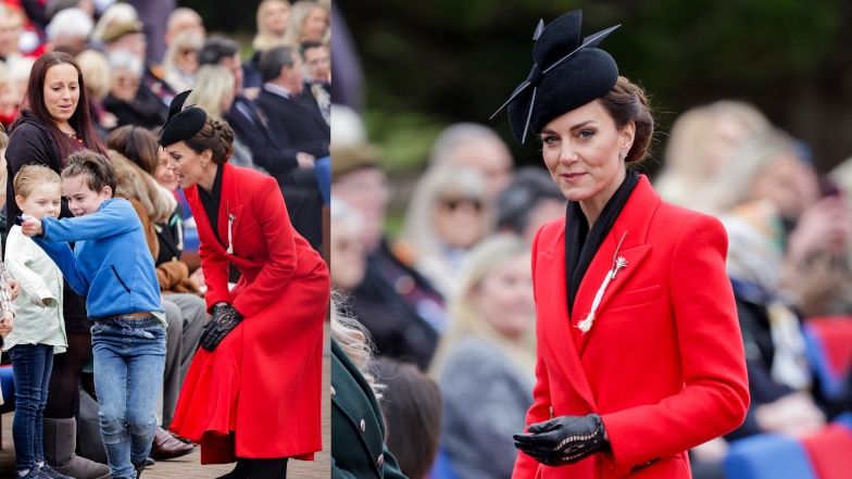 Kate Middleton i książę William na paradzie z okazji dnia świętego Dawida