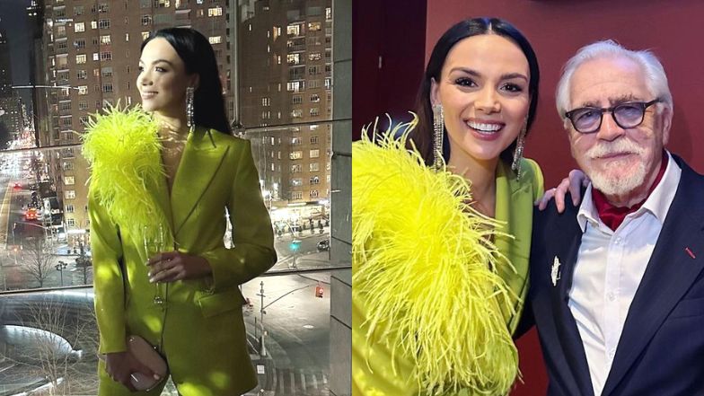 Paulina Krupińska bryluje na nowojorskiej premierze "Sukcesji"