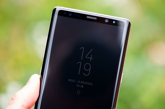 Galaxy Note 8 - wyświetlacz AMOLED always on