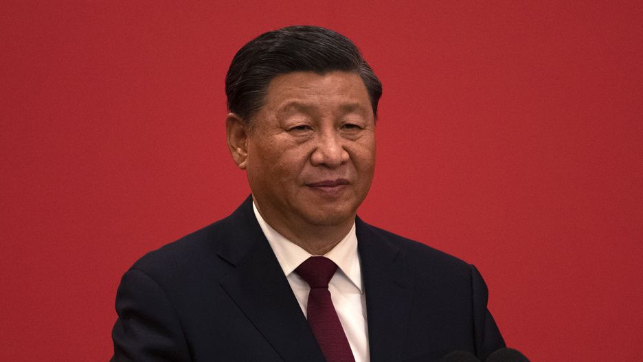 China's Standing Committee Members Of The 20th CPC Central Committee Meet With Press
BEIJING, CHINA - OCTOBER 23: Standing Committee member and General Secretary and Chinese President Xi Jinping is seen at a press event with members of the new Standing Committee of the Political Bureau of the Communist Party of China and Chinese and Foreign journalists at The Great Hall of People on October 23, 2022 in Beijing, China. (Photo by Kevin Frayer/Getty Images)
Kevin Frayer