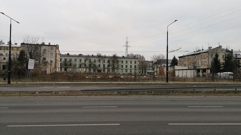 Działka na ul. 1 Maja, na której ma powstać Hotel Moxy
