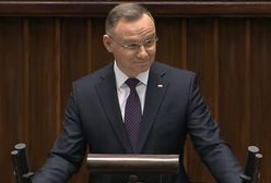 Duda w Sejmie. Tymi słowami rozbawił posłów