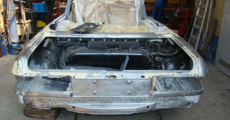 Mercedes 450 SL (R107) - blacharka bagażnika