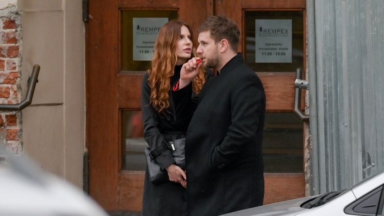 Antek Krolikowski z partnerką Izą