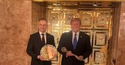 Złoto aż bije po oczach. Jest nowe zdjęcie ze spotkania Dudy i Trumpa