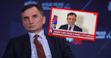 Sam wykręcił numer na policję. "Dzwonią w sprawie Ziobry"