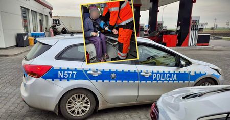 Szła przy A1 w kapciach. Zareagowali natychmiast