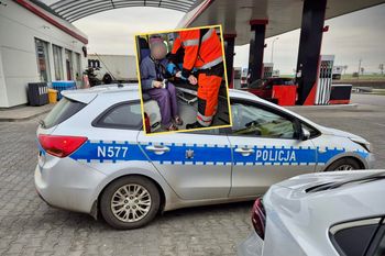 Szła przy A1 w kapciach. Zareagowali natychmiast