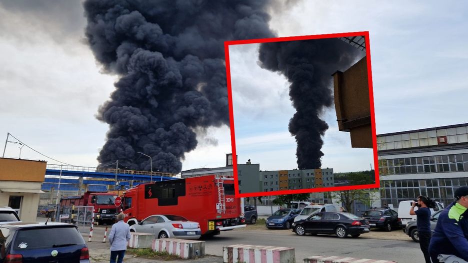 Pożar składowiska chemikaliów w Siemianowicach Śląskich