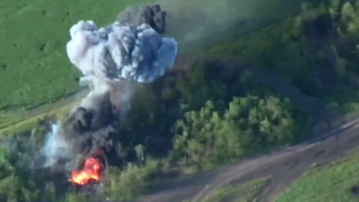 Ukraińcy podzielili się kolejnym efektownym nagraniem 