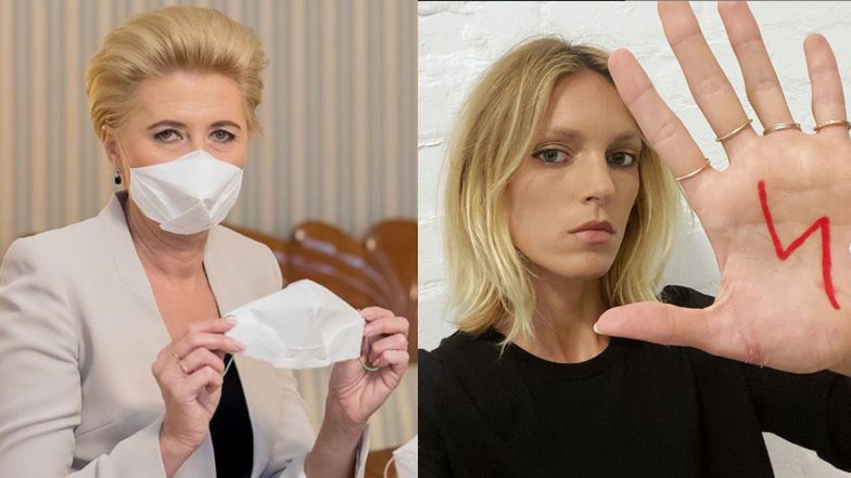 Anja Rubik OSTRO o milczącej Agacie Dudzie: "Zawsze tęskniłam za Marią Kaczyńską, a w takich momentach szczególnie"