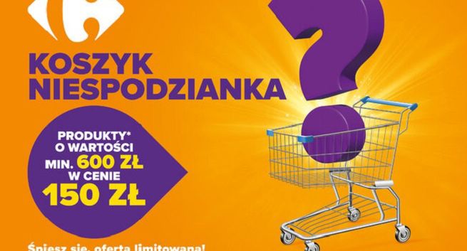 Tajemnicze kosze niespodzianki w Auchan i Carrefour: wartościowe artykuły za grosze