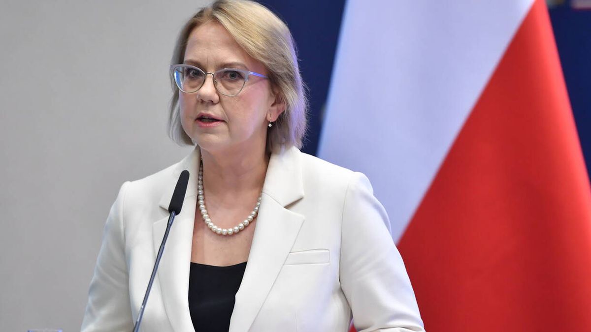 Minister klimatu i środowiska  Anna Moskwa.