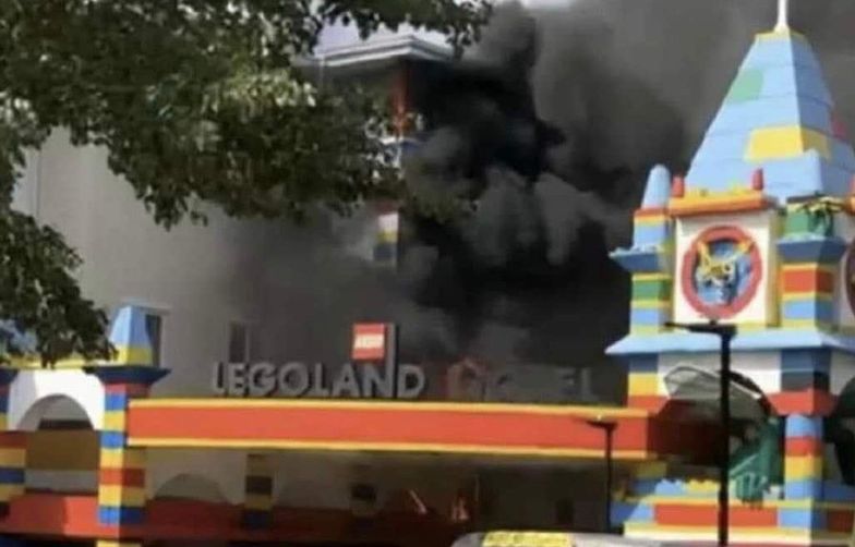 Pożar w Legolandzie. W parku rozrywki pojawiły się płomienie