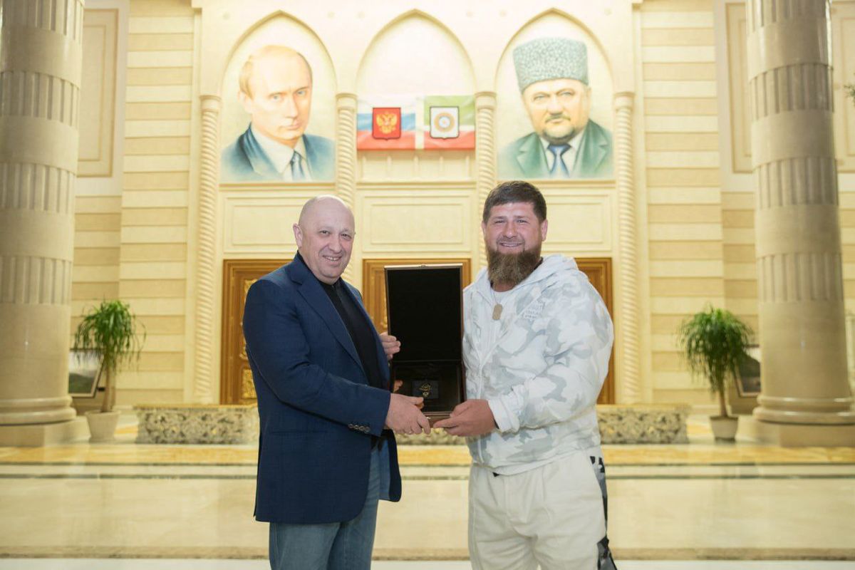 Jewgienij Prigożyn i Ramzan Kadyrow