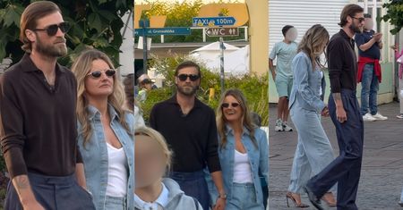 TYLKO NA PUDELKU: Odpicowana Zofia Zborowska i Andrzej Wrona drepczą po Sopocie, trzymając się za ręce (ZDJĘCIA)