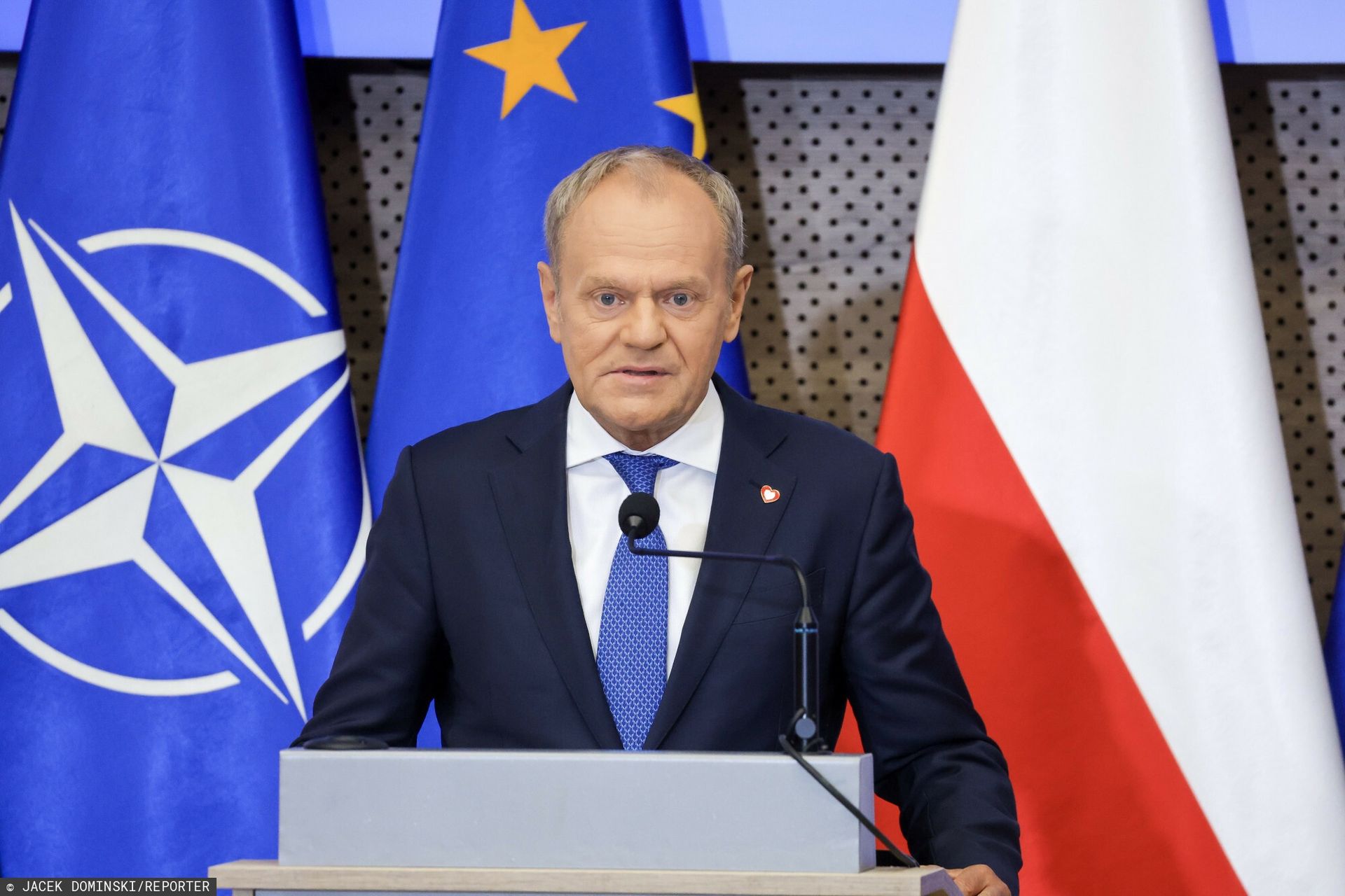 Tusk reaguje na decyzję Zełenskiego. "Narusza naszą wrażliwość"