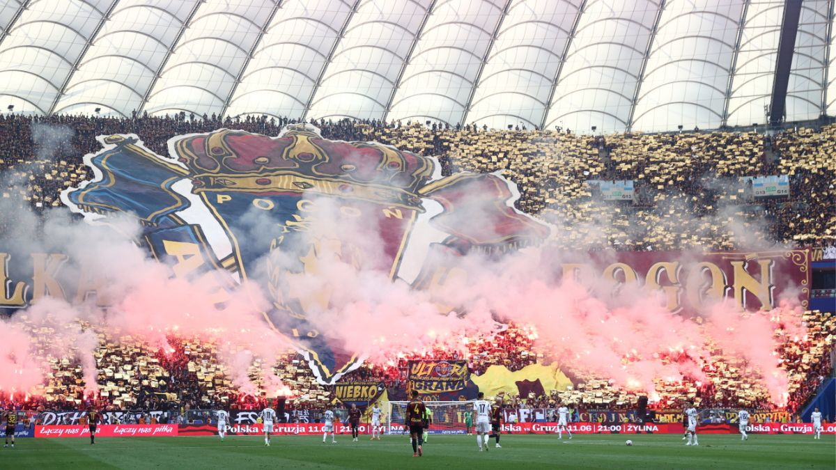 Oprawa Legii i Pogoni w finale Pucharu Polski