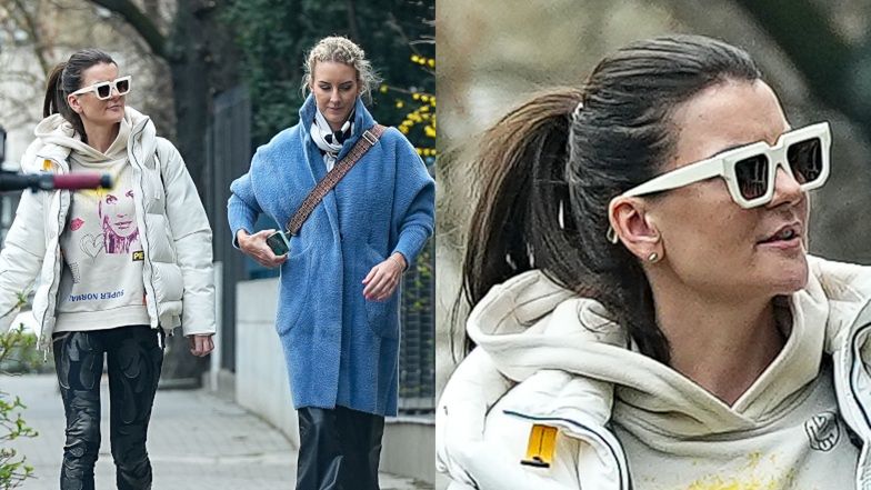 Agnieszka Radwańska na spacerze z młodszą siostrą