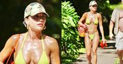 Wysmarowana olejkiem do opalania Rita Ora eksponuje UMIĘŚNIONĄ sylwetkę w bikini. Figura petarda?