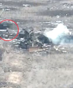 Rosjanie wpadli w zasadzkę. Żołnierz uciekał w popłochu