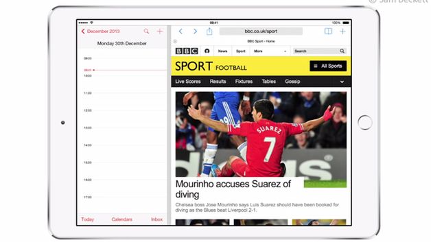 iOS 8 pozwoli korzystać z dwóch aplikacji jednocześnie na współdzielonym ekranie? 1