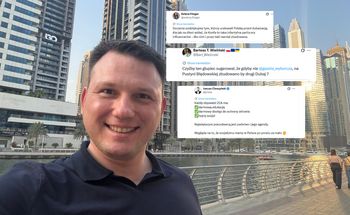 Mentzen wrzucił zdjęcie z Dubaju. W komentarzach rozpętała się burza