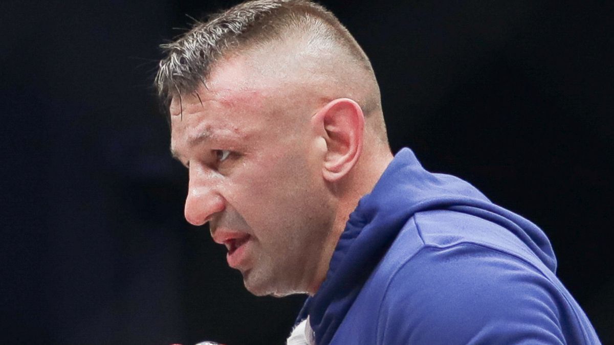 GLIWICE, POLAND - 2024/01/27: Tomasz Adamek of Poland seen during XTB KSW EPIC Media Training at Arena Gliwice. (Photo by Grzegorz Wajda/SOPA Images/LightRocket via Getty Images)
