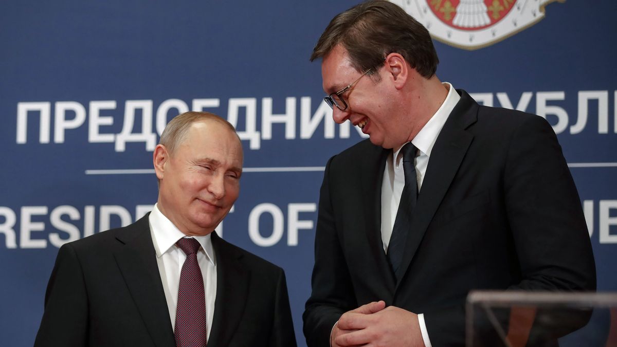 Władimir Putin i Aleksandar Vucic 