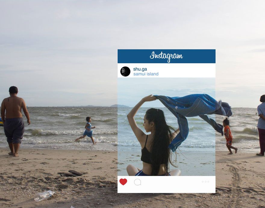 Fotografie pokazujące czym różni się rzeczywistość od świata z Instagrama 7