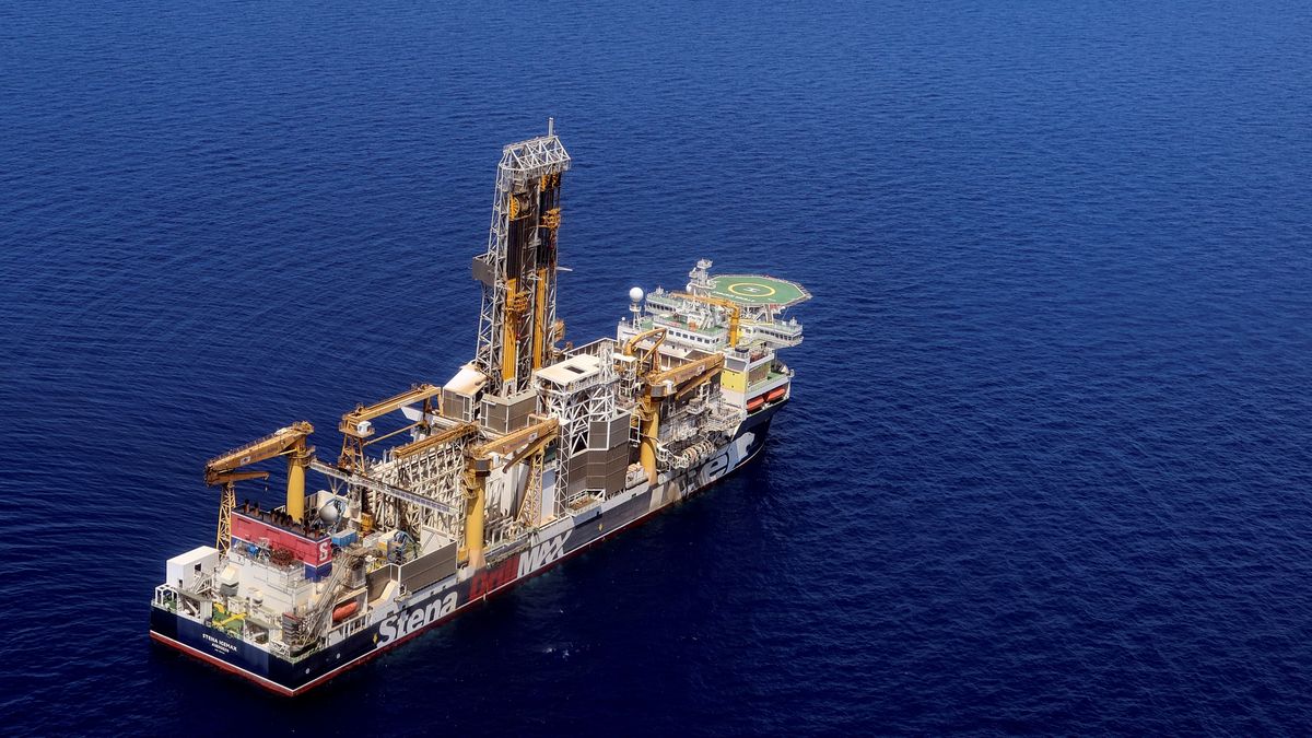 London-based Energean?s drill ship begins drilling at the Karish natural gas field offshore Israel in the east Mediterranean May 9, 2022. Picture taken May 9, 2022.
