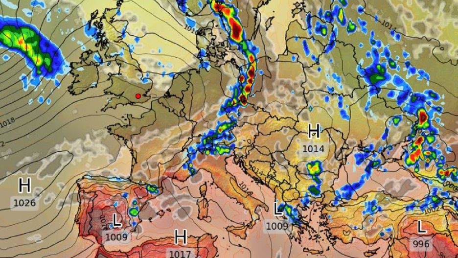 Nawałnice na Polskę nadejdą od strony Niemiec