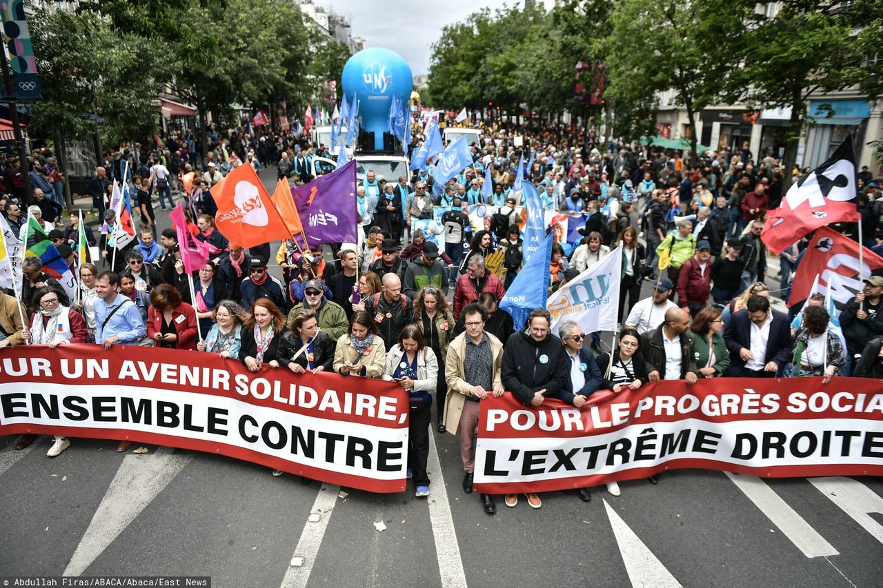 Zawrzało we Francji. Dziesiątki tysięcy ludzi na ulicach