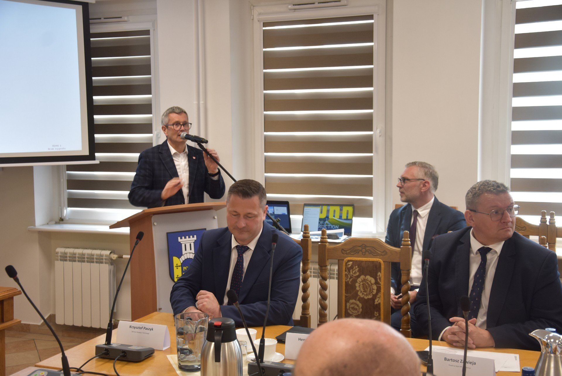 konferencja prasowa pt. Modernizacja kluczowej linii kolejowej nr 356: Wspólnie dla rozwoju regionu Poznań - Wągrowiec - Gołańcz - Gołańcz 21 lipca 2025