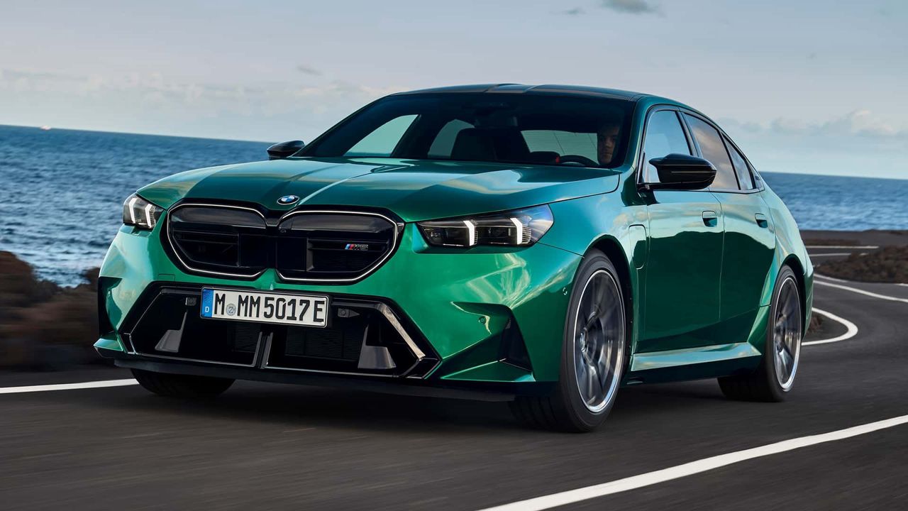 BMW unveils hybrid M5: V8 power meets electric innovation