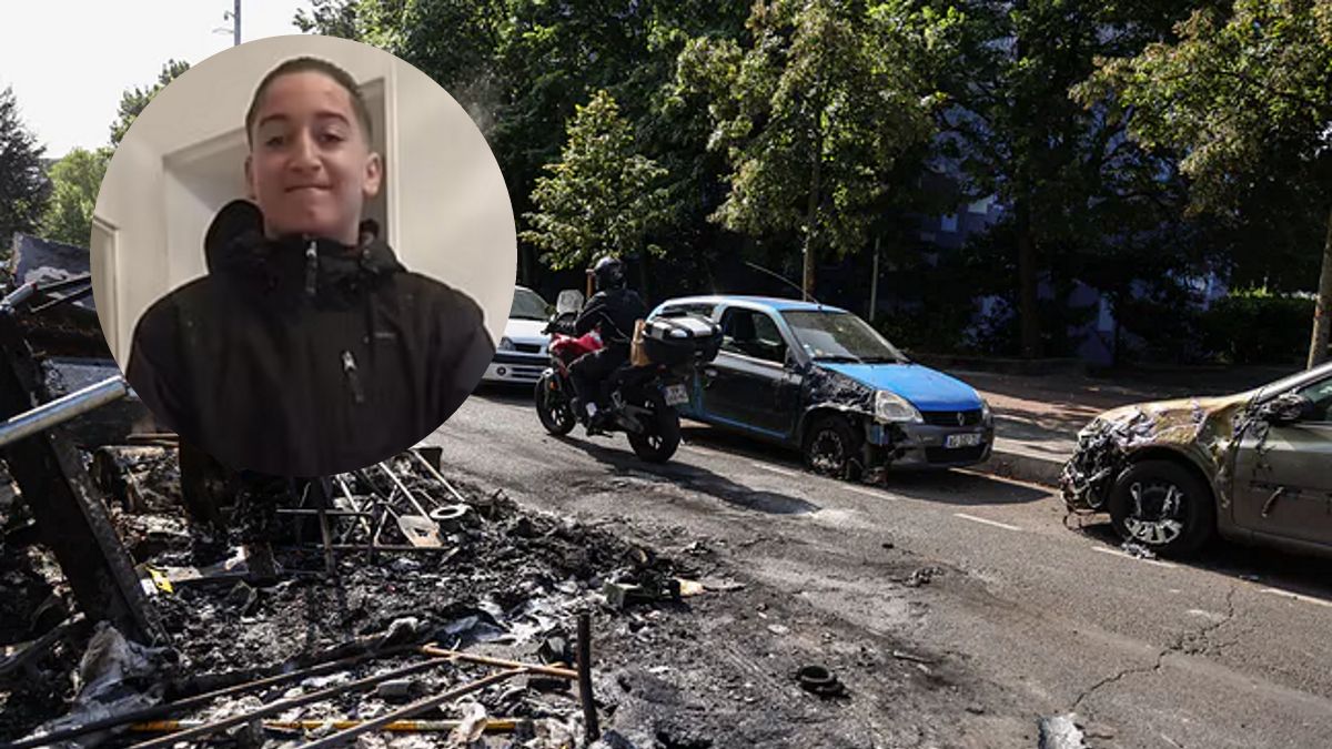 Nanterre po zamieszkach.