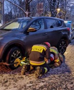 Jechała z blokadą na kole. Myślała, że ostrzeżenia to tylko ulotka