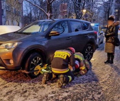 Jechała z blokadą na kole. Myślała, że ostrzeżenia to tylko ulotka
