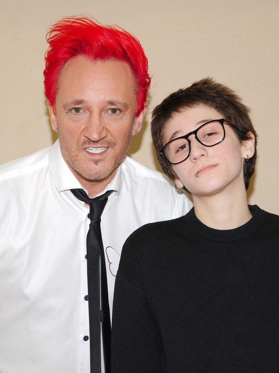 Michał Wiśniewski z córką Etiennette