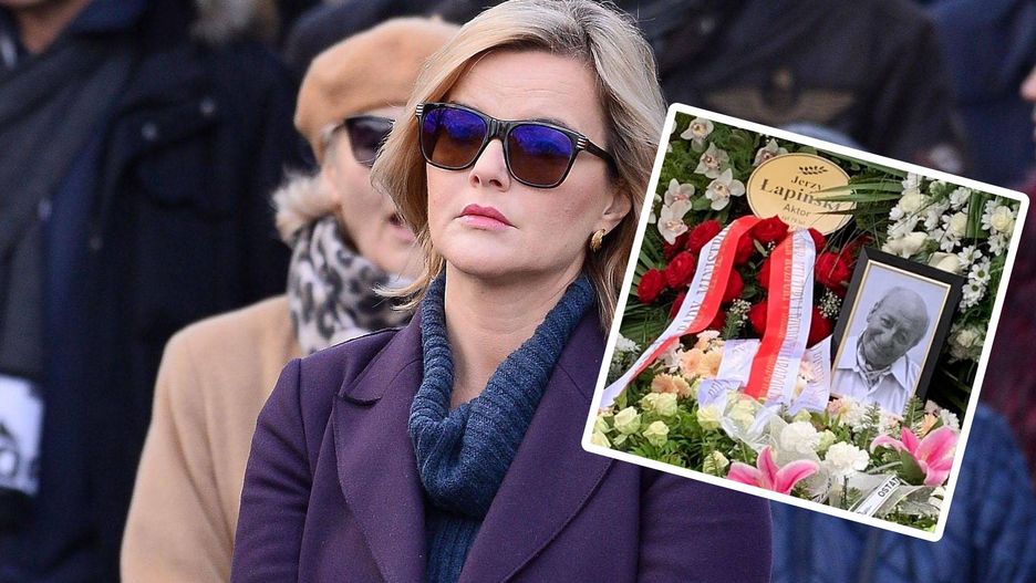 Monika Zamachowska pożegnała Jerzego Łapińskiego