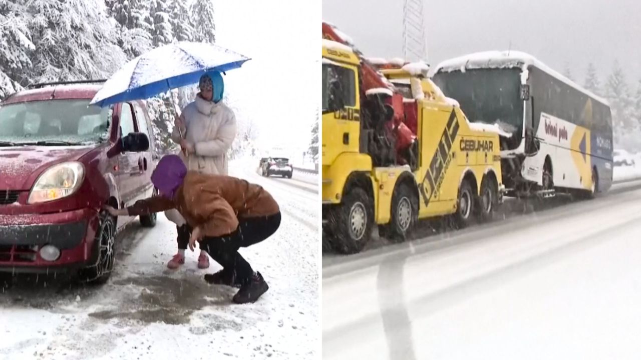Niespodziewany powrót zimy. Tak wyglądają drogi pod stolicą Chorwacji