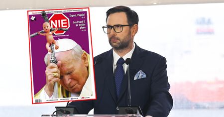 Burza wokół okładki "NIE". Poczta i Orlen reagują