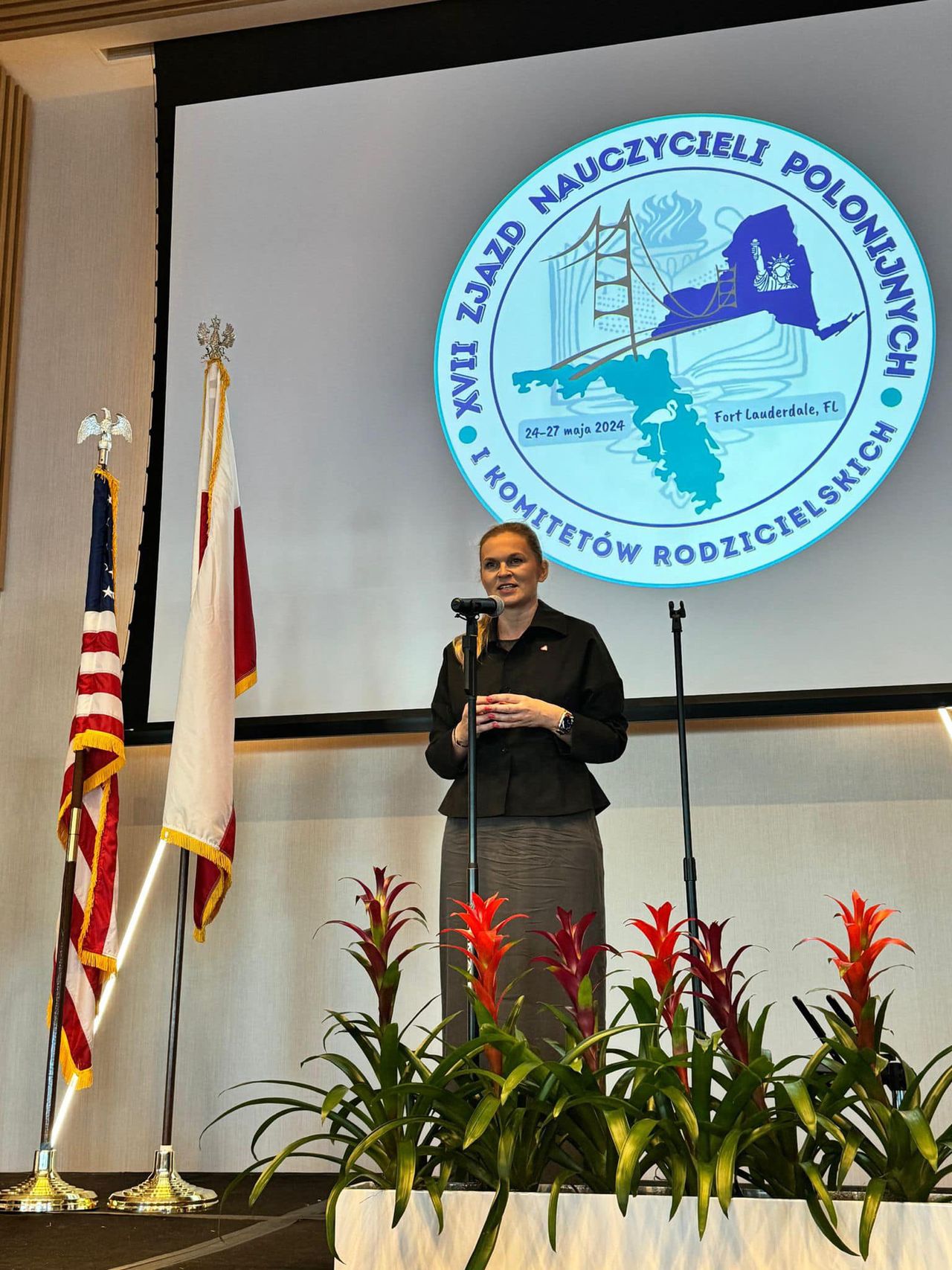Barbara Nowacka gościła na Zjeździe Nauczycieli w USA pod koniec maja