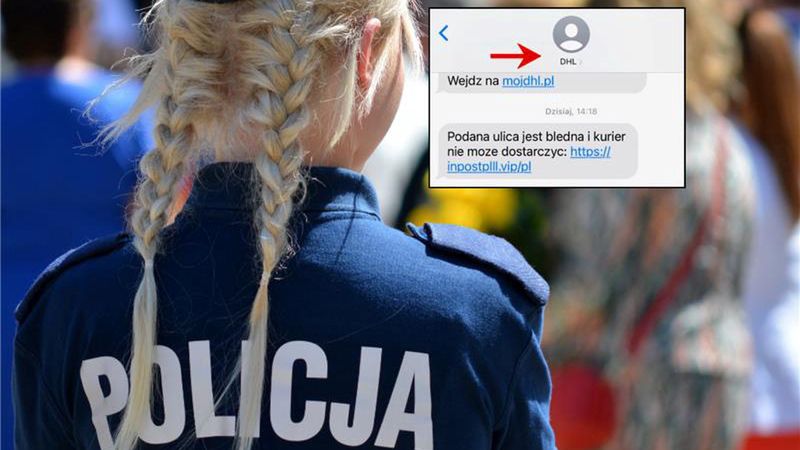 Policjantka ostrzega przed oszustami w sieci